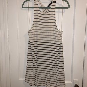 Racerback flowy tank dress